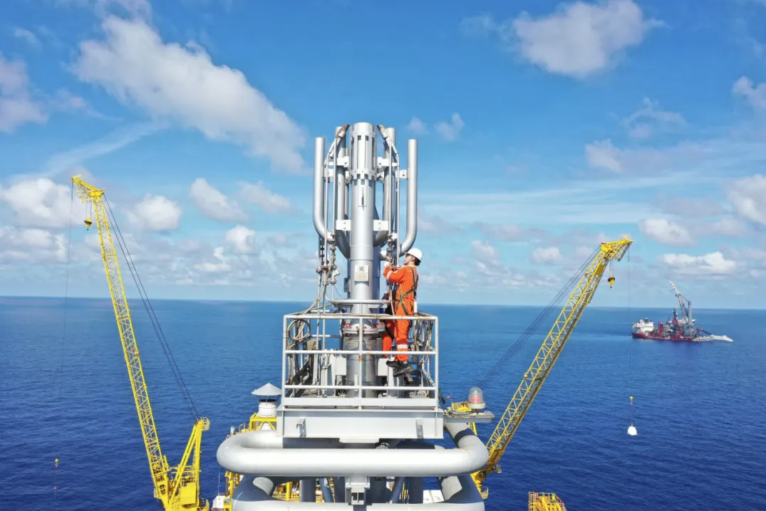 The "Deep Sea One," China's largest offshore gas field, exceeded an annual oil and gas equivalent output of 4.5 million metric tons in 2025!