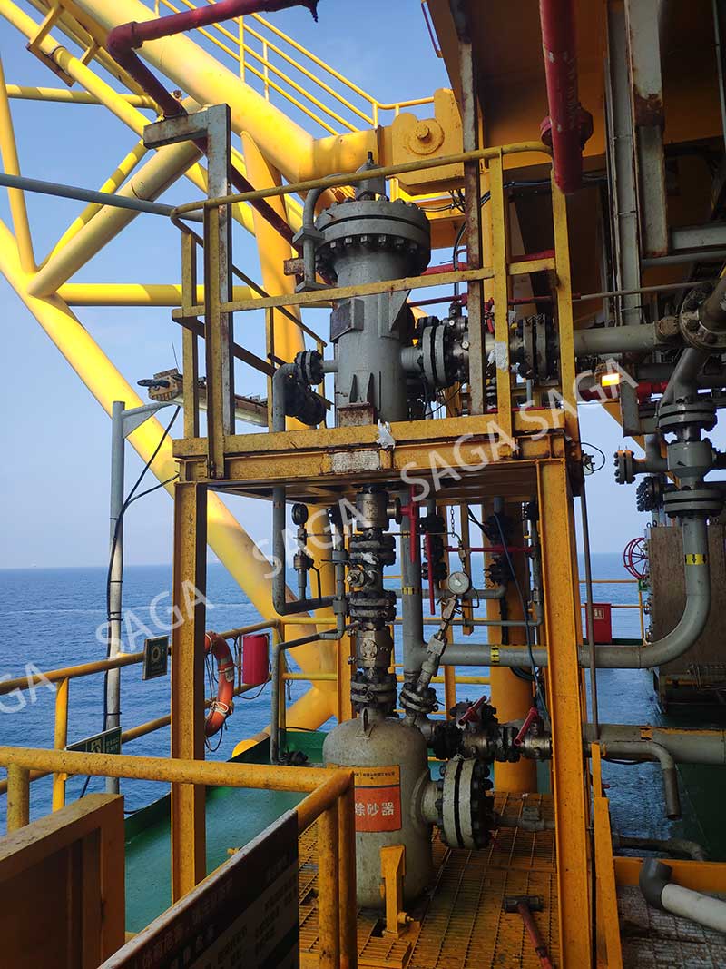 Cyclonic-well-stream-crude-desander-with-ceramic-liners