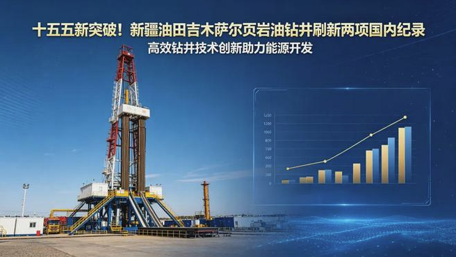 Xinjiang Oilfield's Jimsar shale oil drilling breaks two domestic records